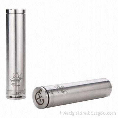 Hongwei 2013 Top Design Full Mechanical Mod Mini Electric Vapor E-cigarettes, CE and RoHS Marks